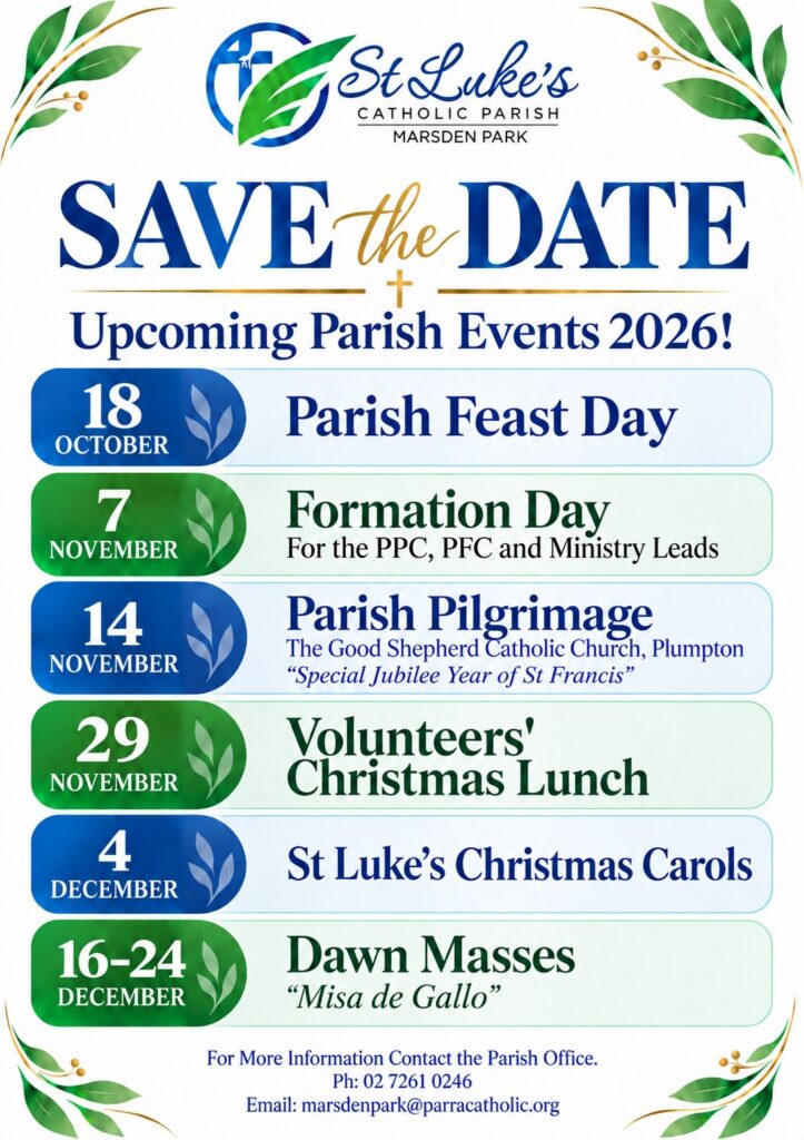 St Luke's 2026 Events